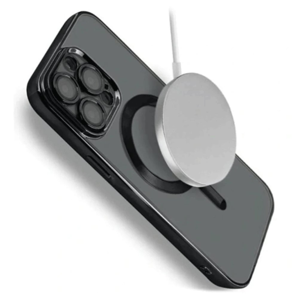 iPhone 15 Pro Max Kılıf Kross Magneticsafe Kapak - Gümüş iPhone 15 Pro Max Kılıf Kross Magneticsafe Kapak - Gümüş