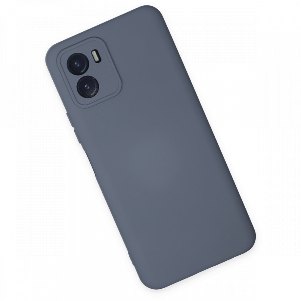  Vivo Y15S Kılıf Nano içi Kadife Silikon - Gri
