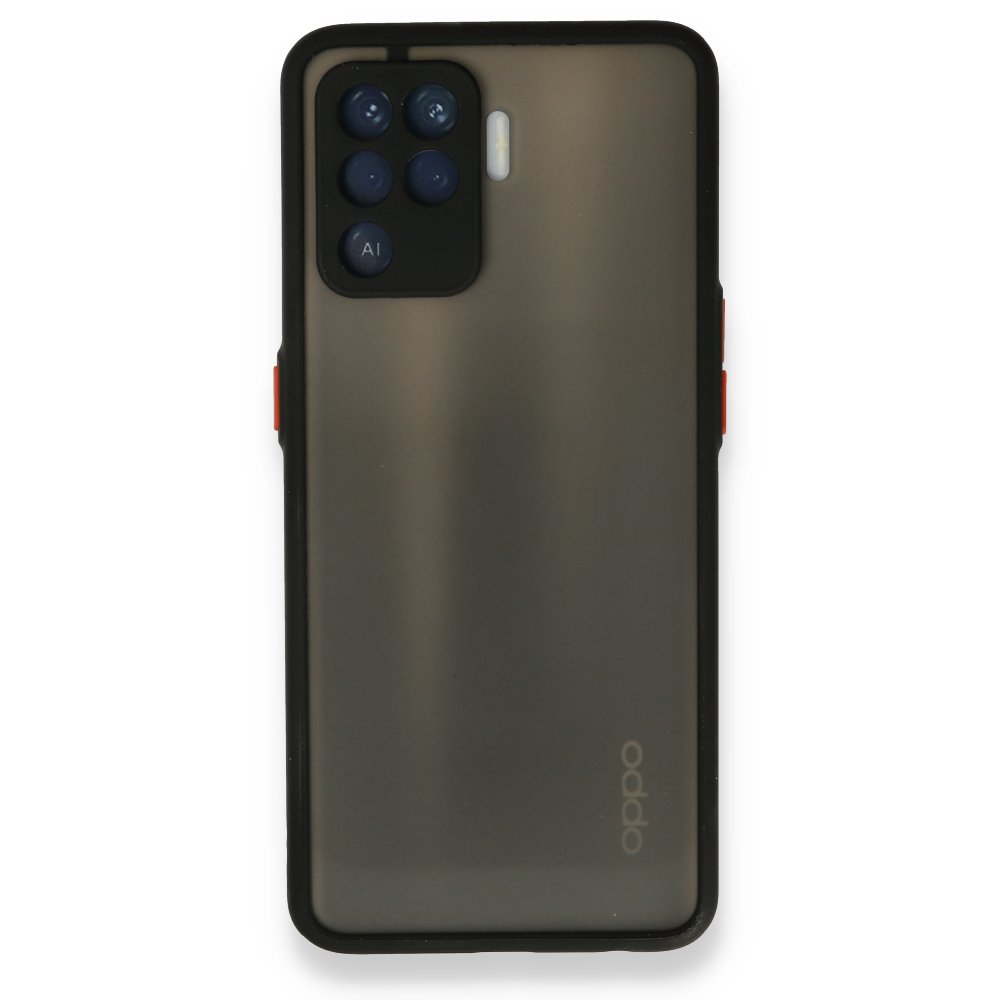  Oppo Reno 5 Lite Kılıf Montreal Silikon Kapak - Siyah