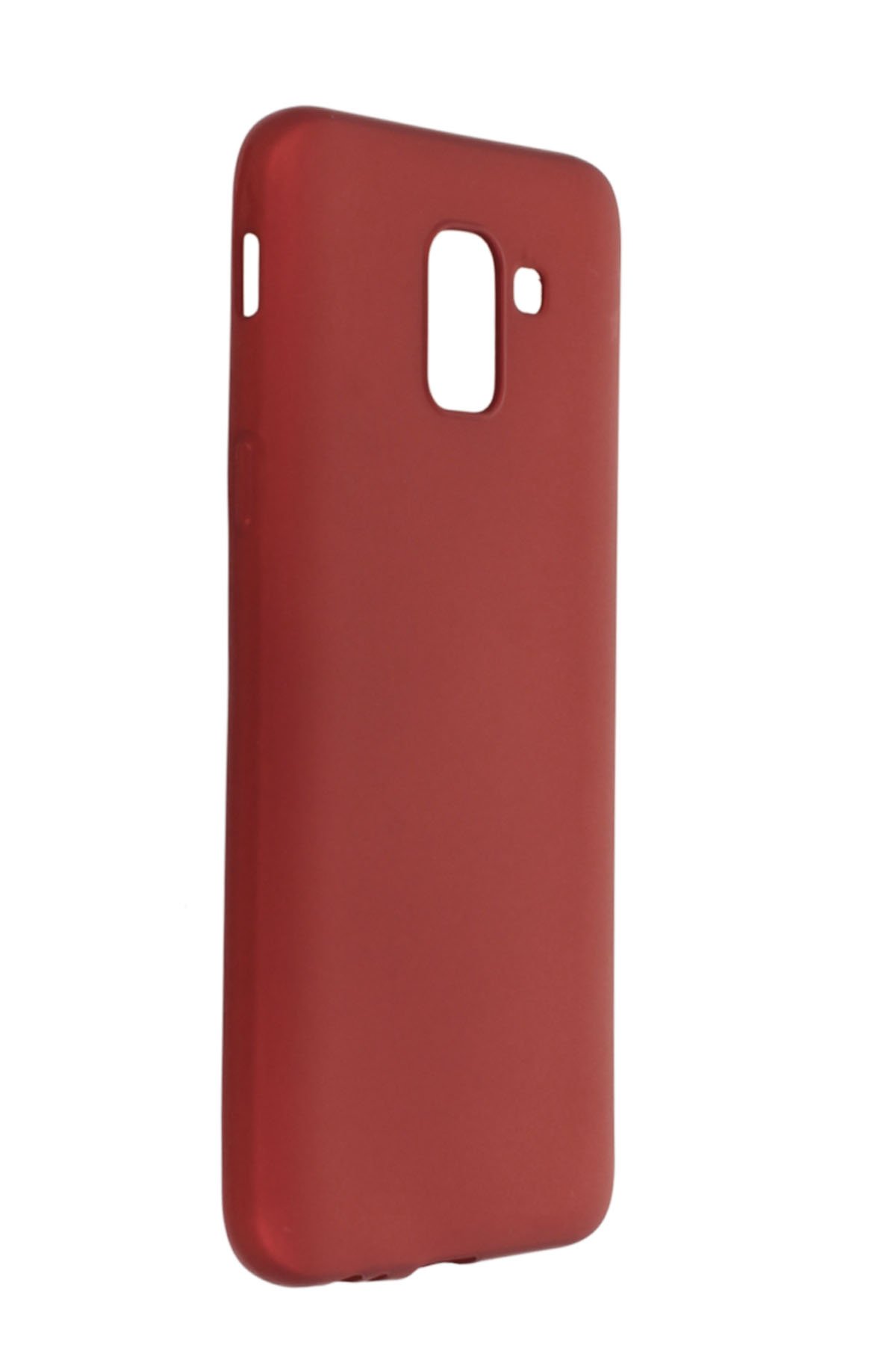  Samsung Galaxy J6 Kılıf First Silikon - Bordo