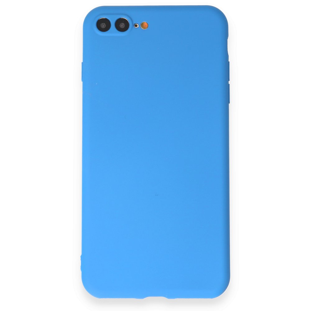  iPhone 8 Plus Kılıf First Silikon - Mavi