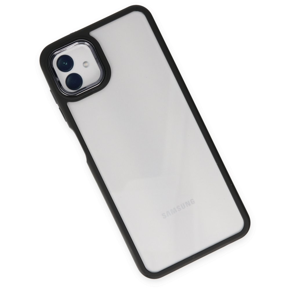  Samsung Galaxy A04 Kılıf Dora Kapak - Siyah