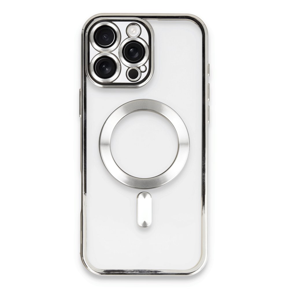 iPhone 16 Pro Max Kılıf Kross Magneticsafe Kapak - Gümüş iPhone 16 Pro Max Kılıf Kross Magneticsafe Kapak - Gümüş