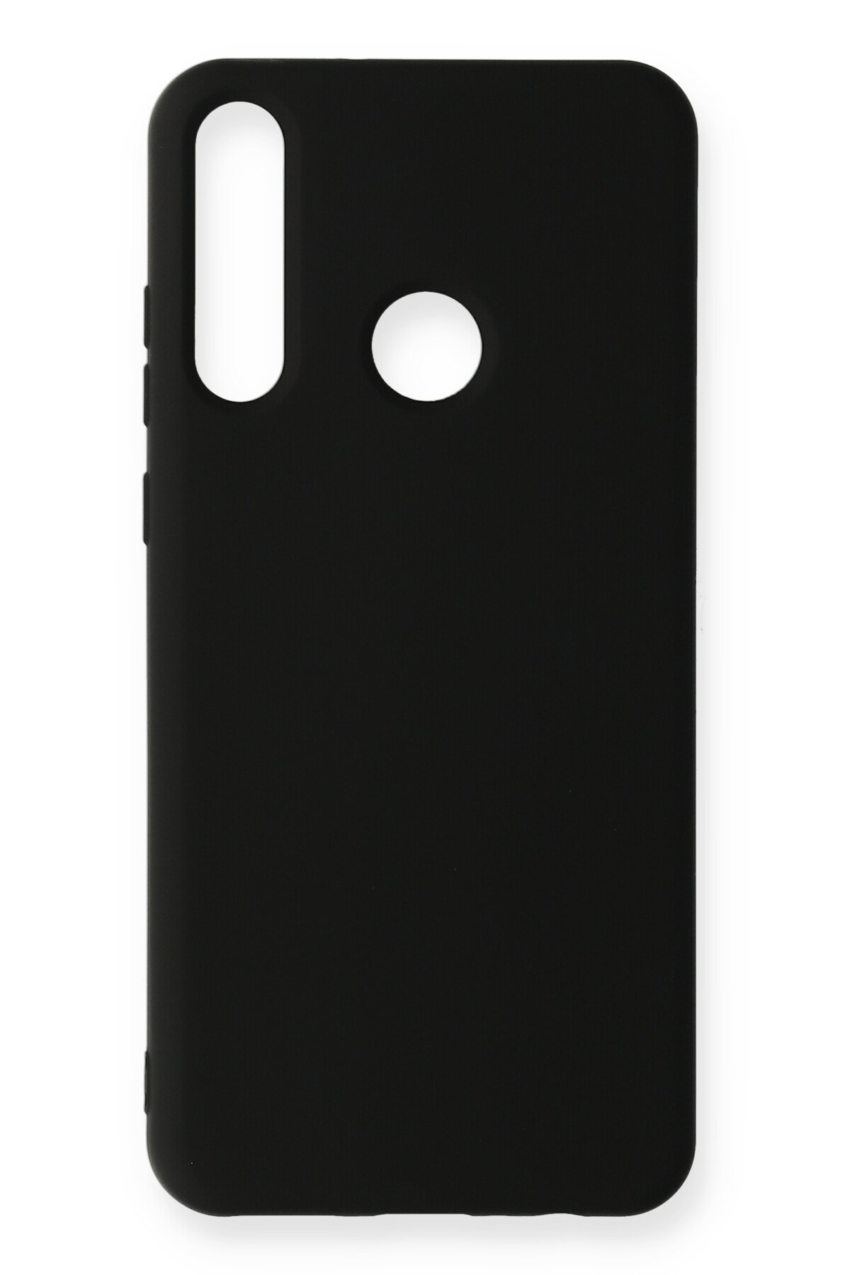Huawei Y6P Kılıf Nano içi Kadife Silikon - Siyah  Huawei Y6P Kılıf Nano içi Kadife Silikon - Siyah
