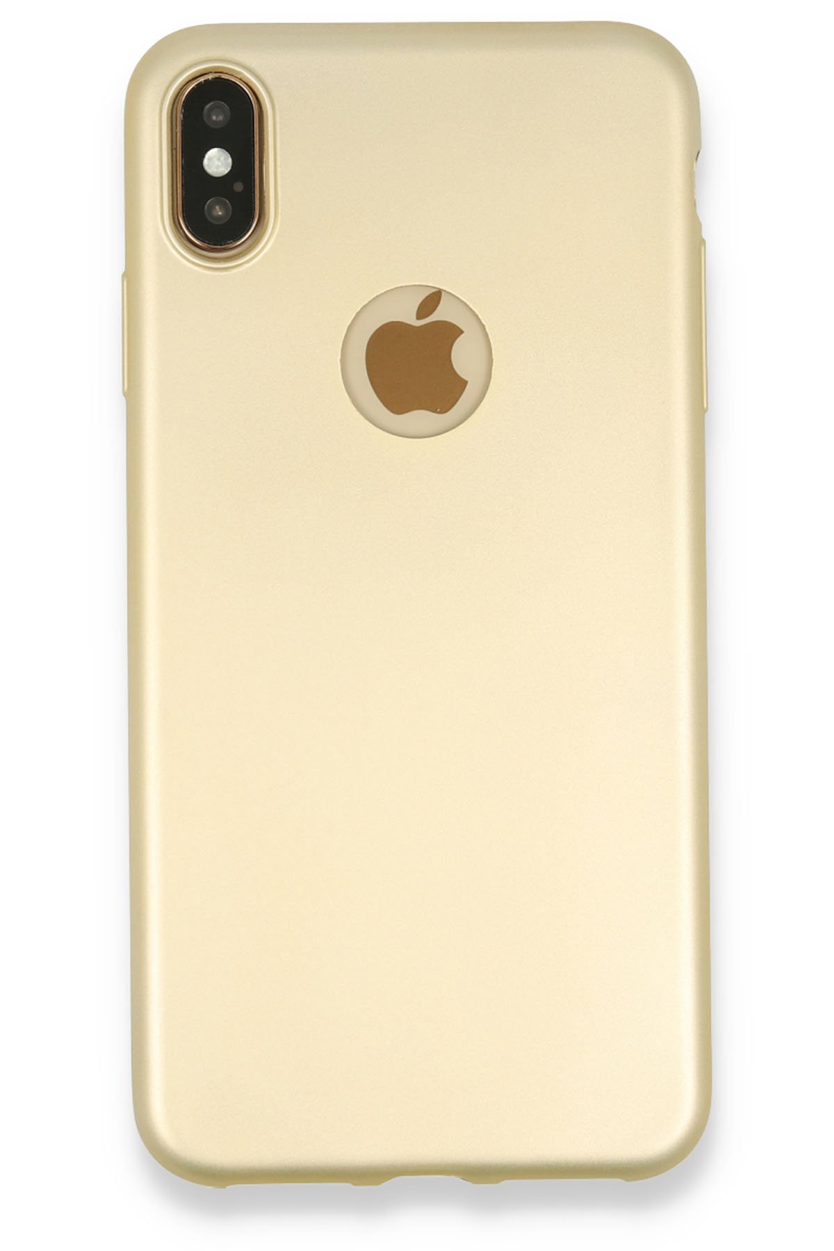 iPhone XS Max Kılıf First Silikon - Gold iPhone XS Max Kılıf First Silikon - Gold