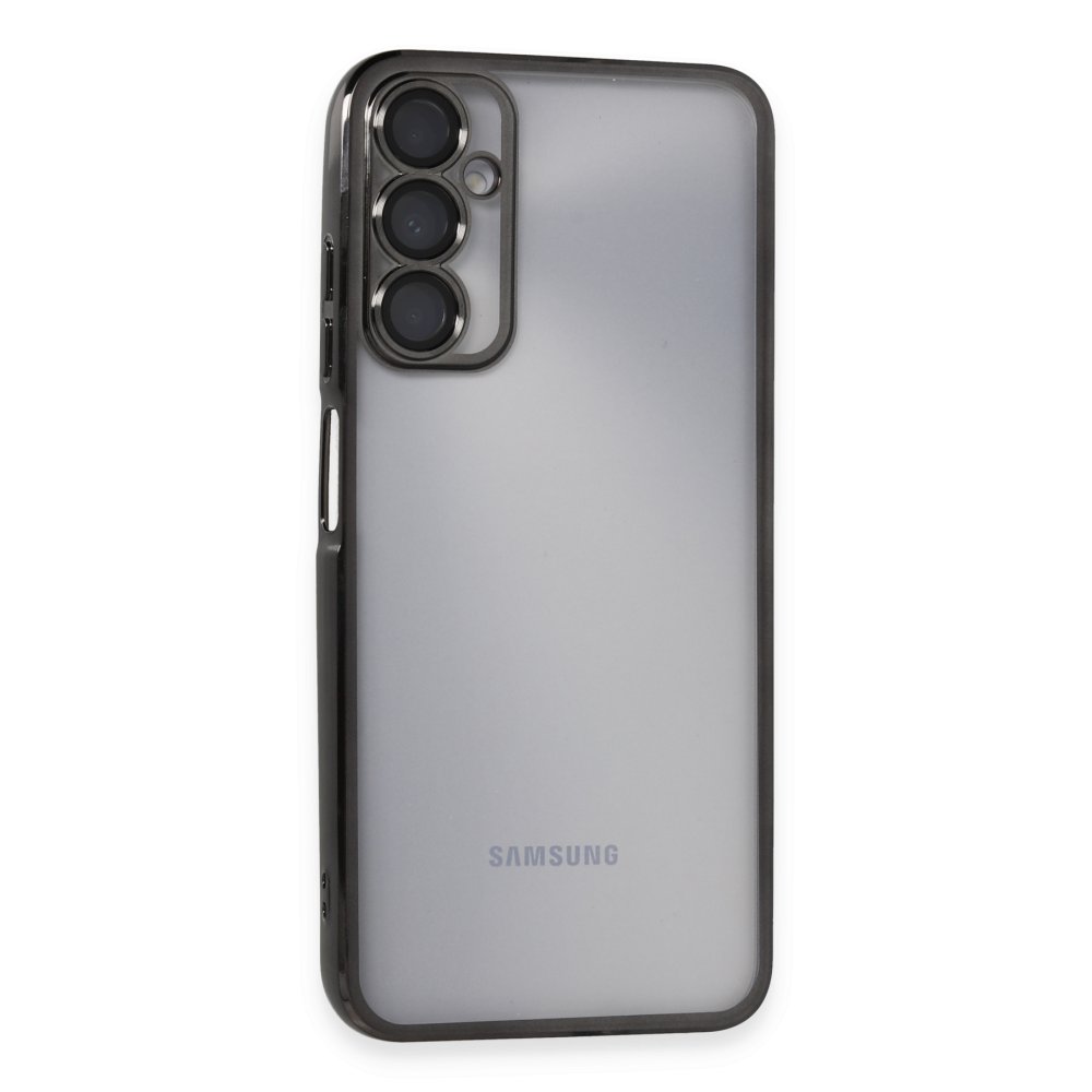  Samsung Galaxy A05S Kılıf Razer Lensli Silikon - Siyah