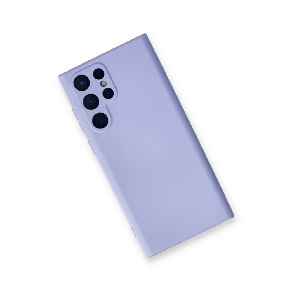  Samsung Galaxy S24 Ultra Kılıf Nano içi Kadife Silikon - Lila