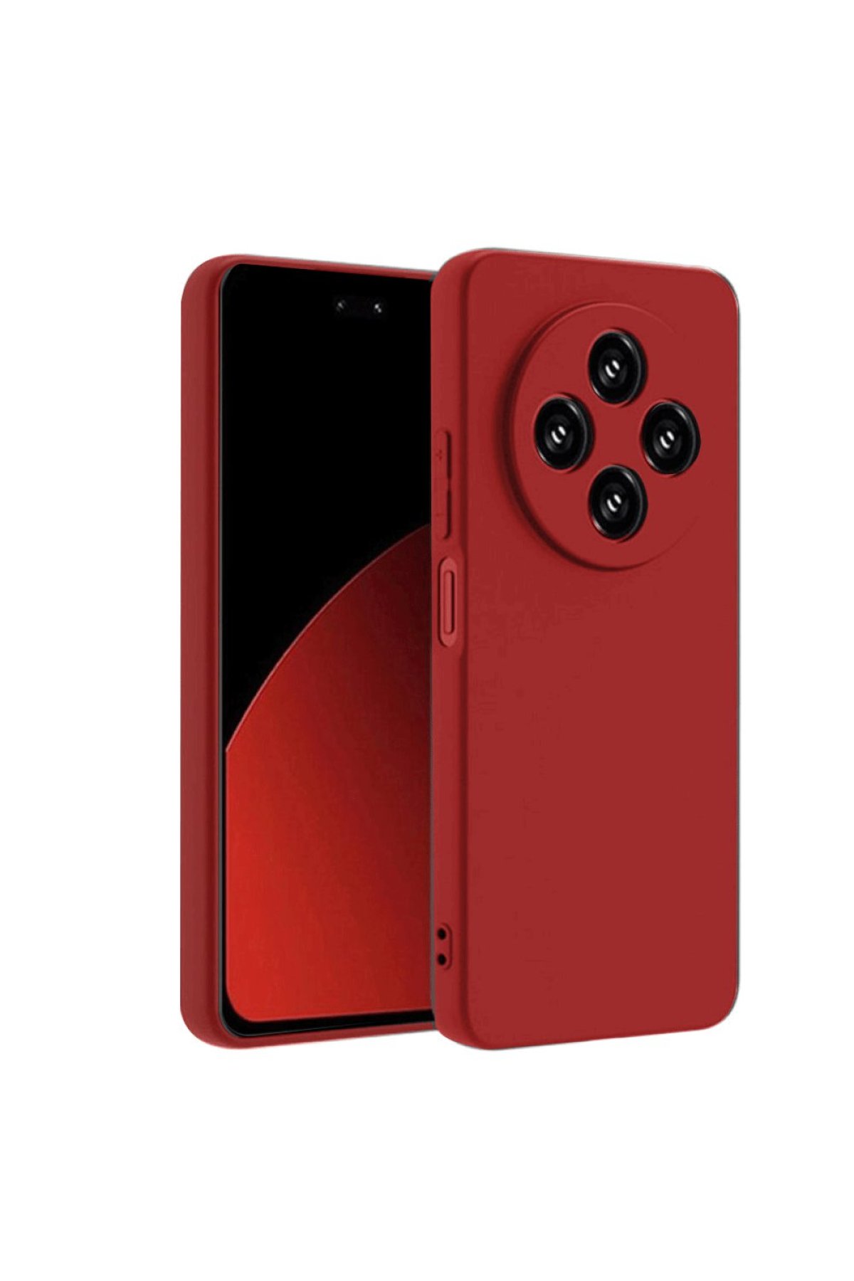 Redmi 14C Kılıf Nano içi Kadife Silikon - Kırmızı Redmi 14C Kılıf Nano içi Kadife Silikon - Kırmızı