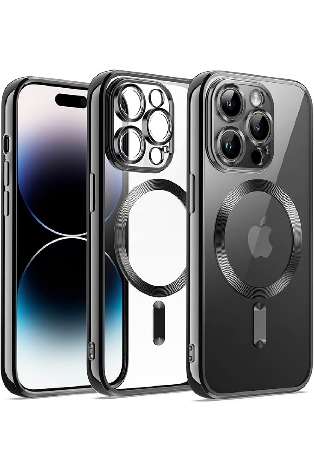  iPhone 12 Pro Kılıf Kross Magneticsafe Kapak - Siyah