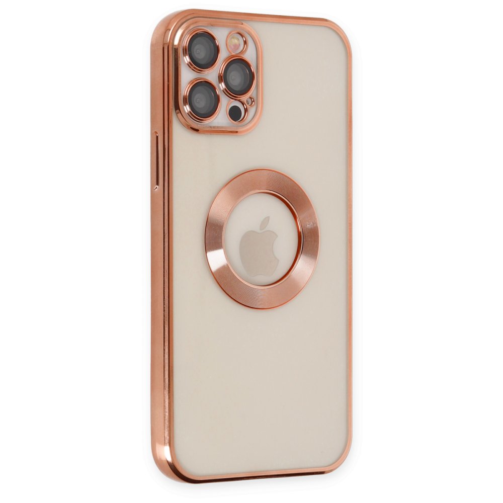  iPhone 12 Pro Max Kılıf Slot Silikon - Rose Gold