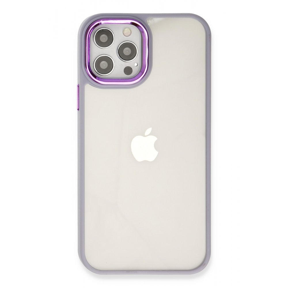  iPhone 12 Pro Max Kılıf Dora Kapak - Lila