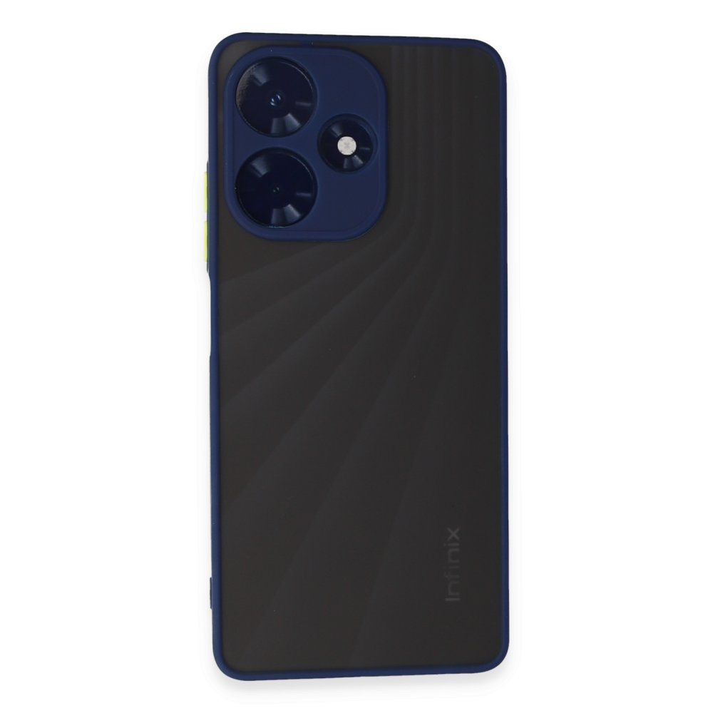 İnfinix Hot 30 4G Kılıf Montreal Silikon Kapak - Lacivert İnfinix Hot 30 4G Kılıf Montreal Silikon Kapak - Lacivert