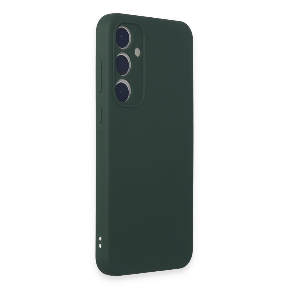  Samsung Galaxy A15 4G Kılıf First Silikon - Koyu Yeşil