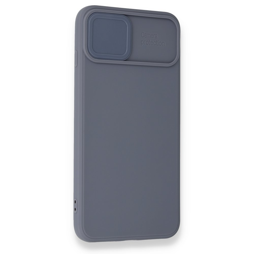iPhone 8 Plus Kılıf Color Lens Silikon - Gri iPhone 8 Plus Kılıf Color Lens Silikon - Gri
