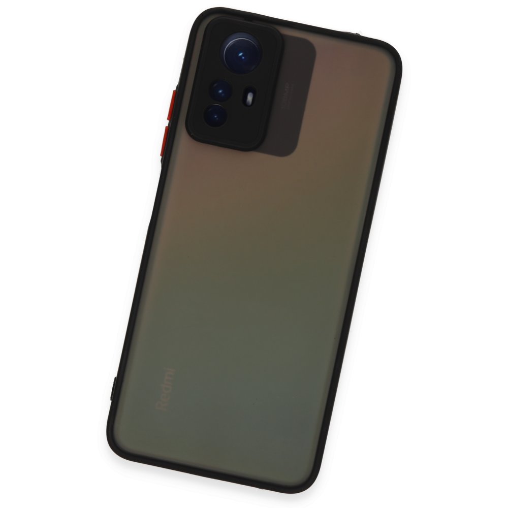 Redmi Note 12S Kılıf Montreal Silikon Kapak - Siyah Redmi Note 12S Kılıf Montreal Silikon Kapak - Siyah