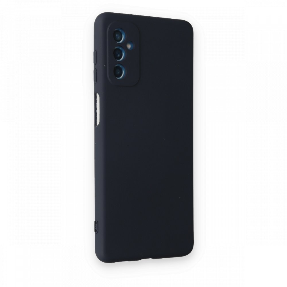  Samsung Galaxy M52 5G Kılıf Nano içi Kadife Silikon - Lacivert