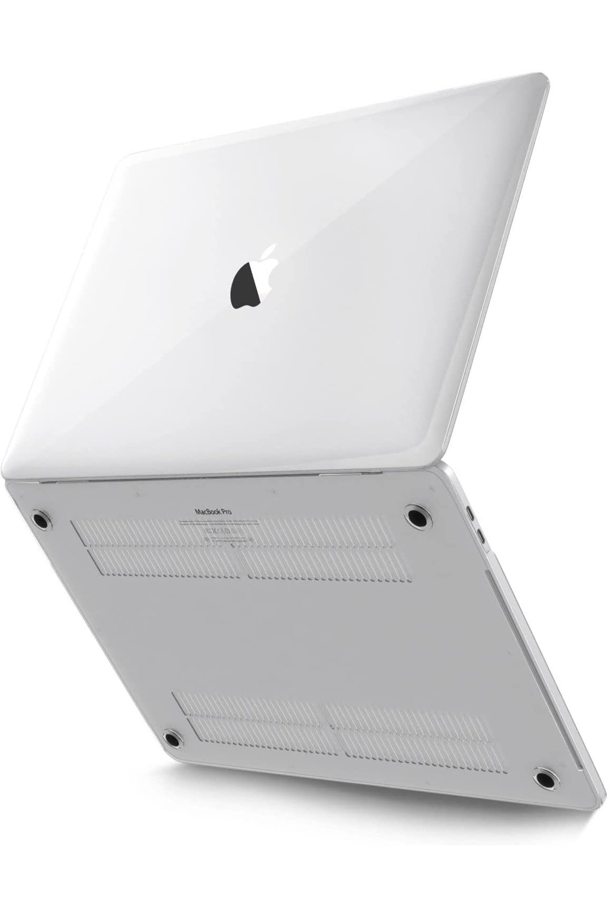 Macbook Pro 13 2021 Macbook Buzlu Kapak - Şeffaf Macbook Pro 13 2021 Macbook Buzlu Kapak - Şeffaf