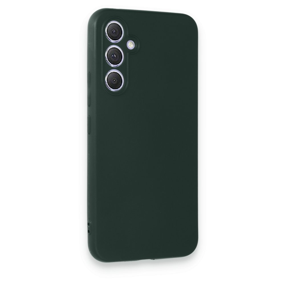  Samsung Galaxy A54 5G Kılıf First Silikon - Koyu Yeşil