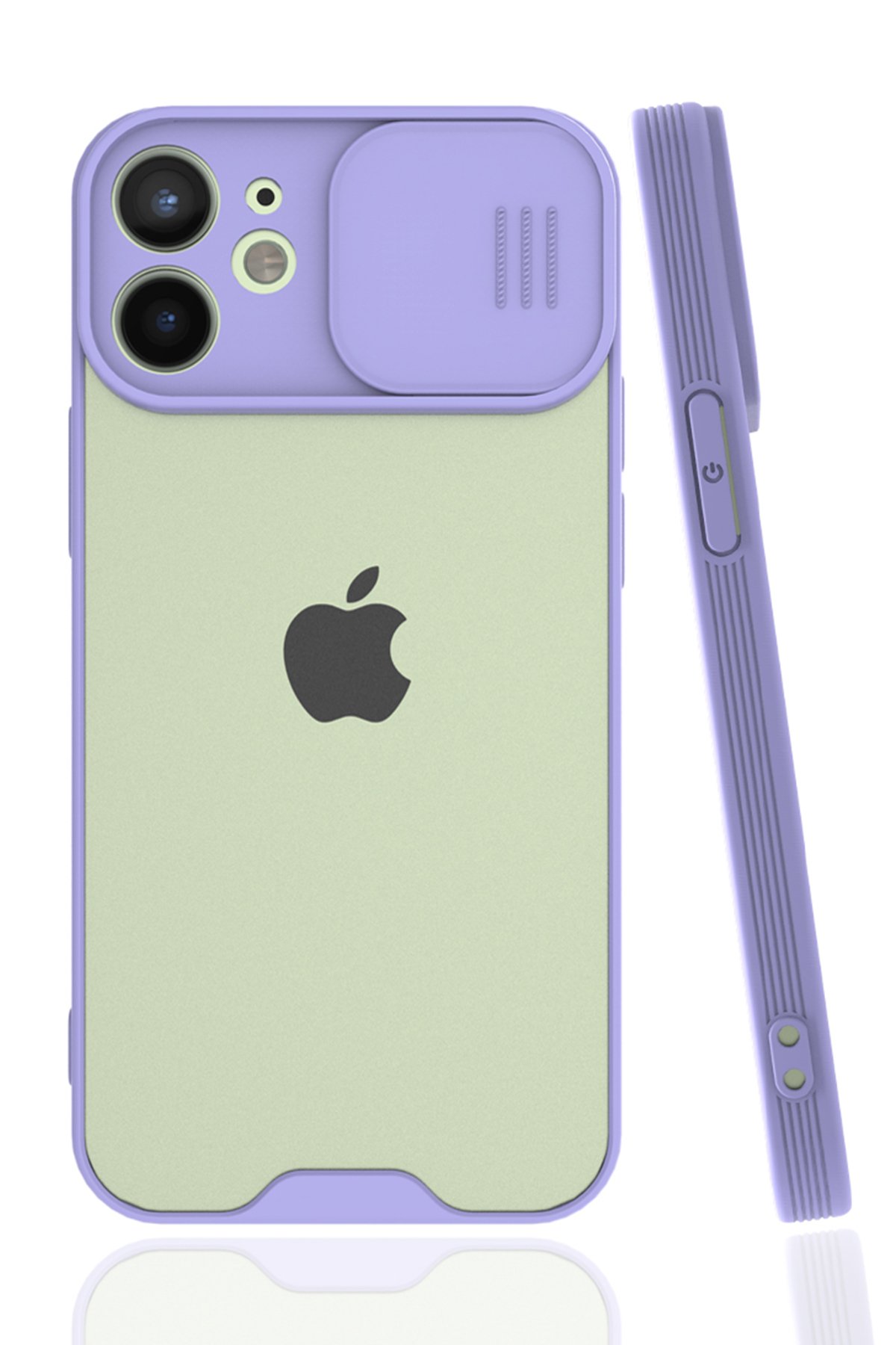 iPhone 12 Mini Kılıf Platin Kamera Koruma Silikon - Lila iPhone 12 Mini Kılıf Platin Kamera Koruma Silikon - Lila