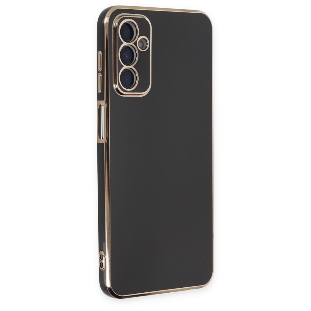  Samsung Galaxy A04S Kılıf Volet Silikon - Siyah