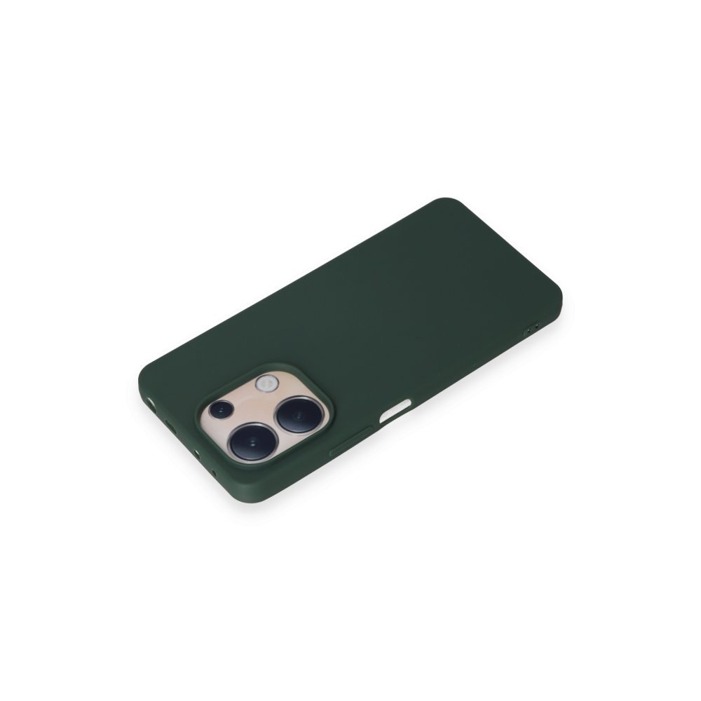 Redmi Note 13 4G Kılıf First Silikon - Koyu Yeşil