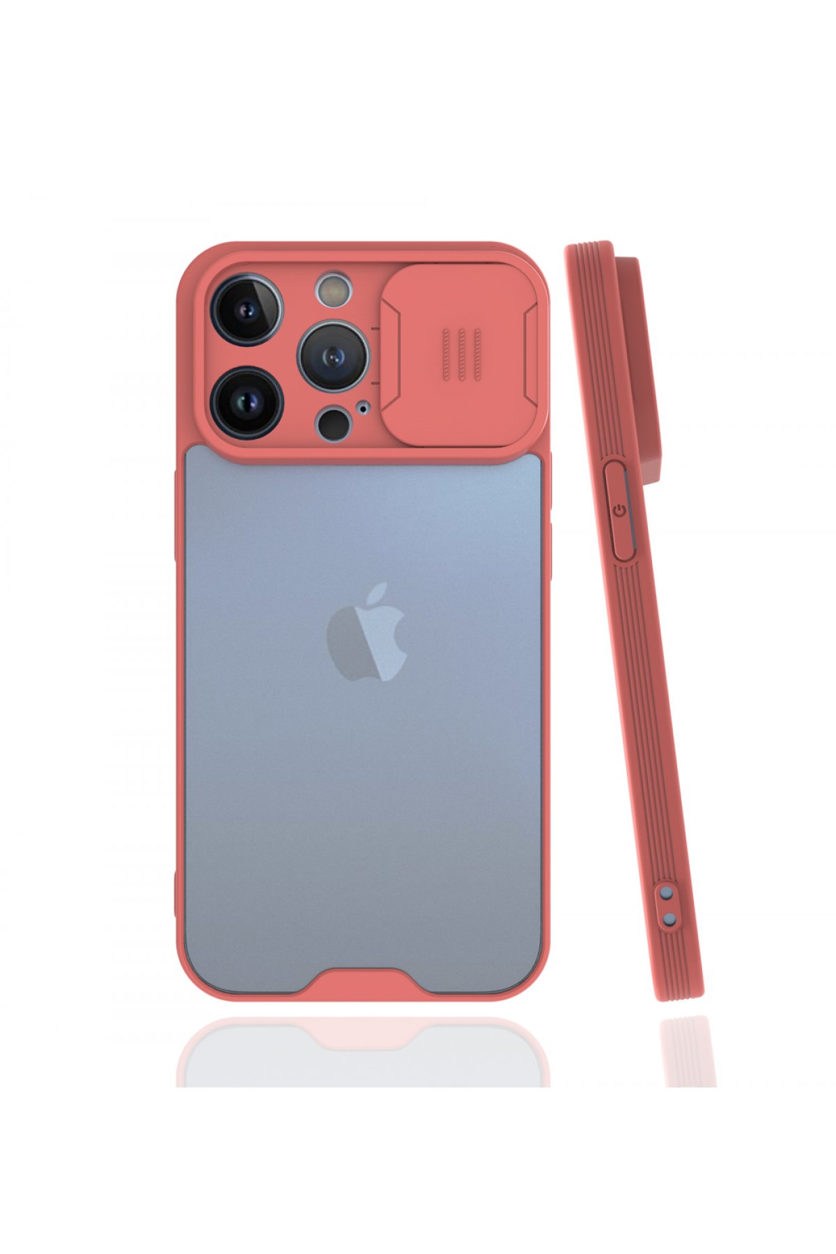 iPhone 13 Pro Max Kılıf Platin Kamera Koruma Silikon - Pembe iPhone 13 Pro Max Kılıf Platin Kamera Koruma Silikon - Pembe