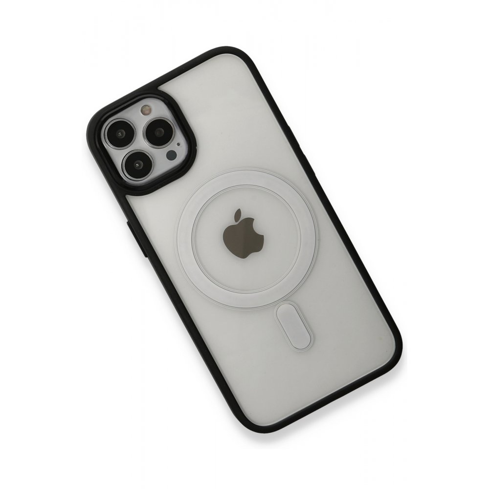  iPhone 13 Pro Kılıf Room Magneticsafe Silikon - Siyah