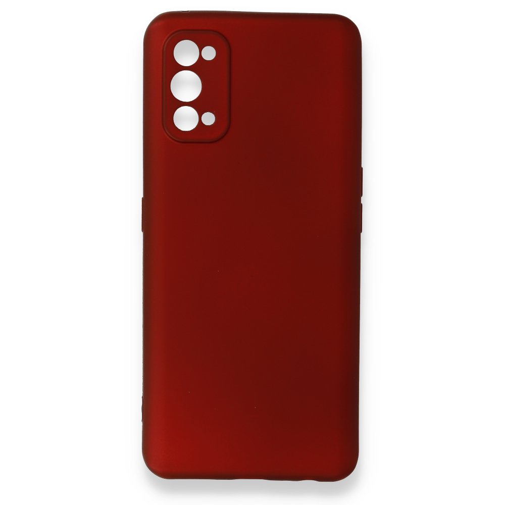 Realme 7 Pro Kılıf First Silikon - Bordo  Realme 7 Pro Kılıf First Silikon - Bordo