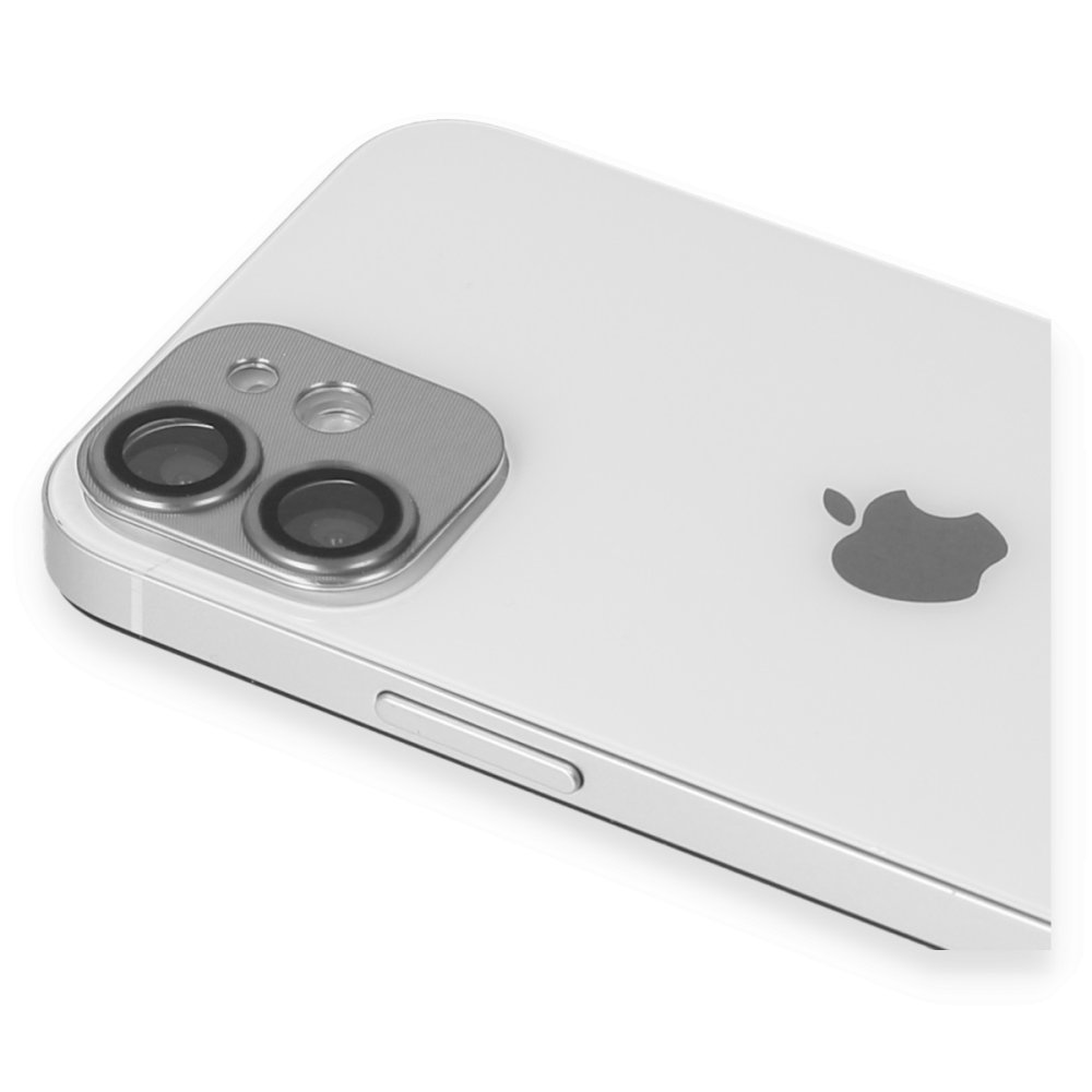 iPhone 11 Pers Alüminyum Kamera Lens - Gümüş iPhone 11 Pers Alüminyum Kamera Lens - Gümüş