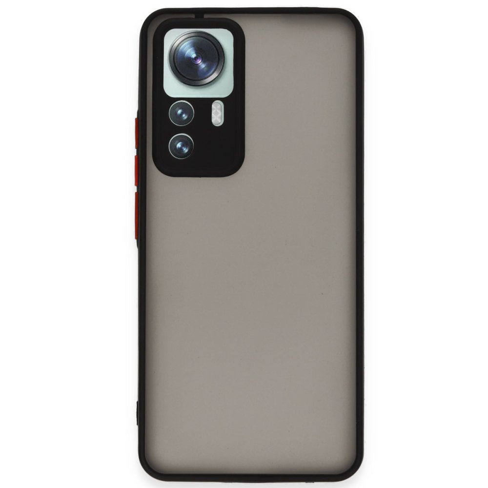  Xiaomi Mi 12T Kılıf Montreal Silikon Kapak - Siyah