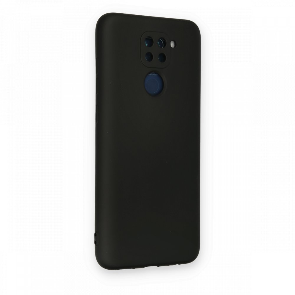 Redmi Note 9 Kılıf Nano içi Kadife Silikon - Siyah