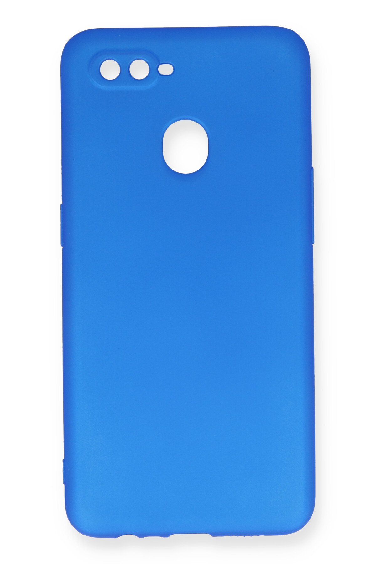  Oppo A12 Kılıf First Silikon - Mavi