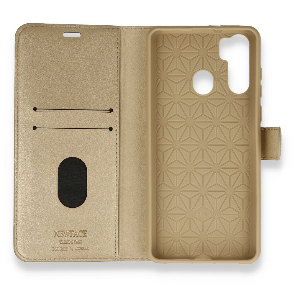  Reeder P13 Blue Max Kılıf Trend S Plus Kapaklı Kılıf - Gold