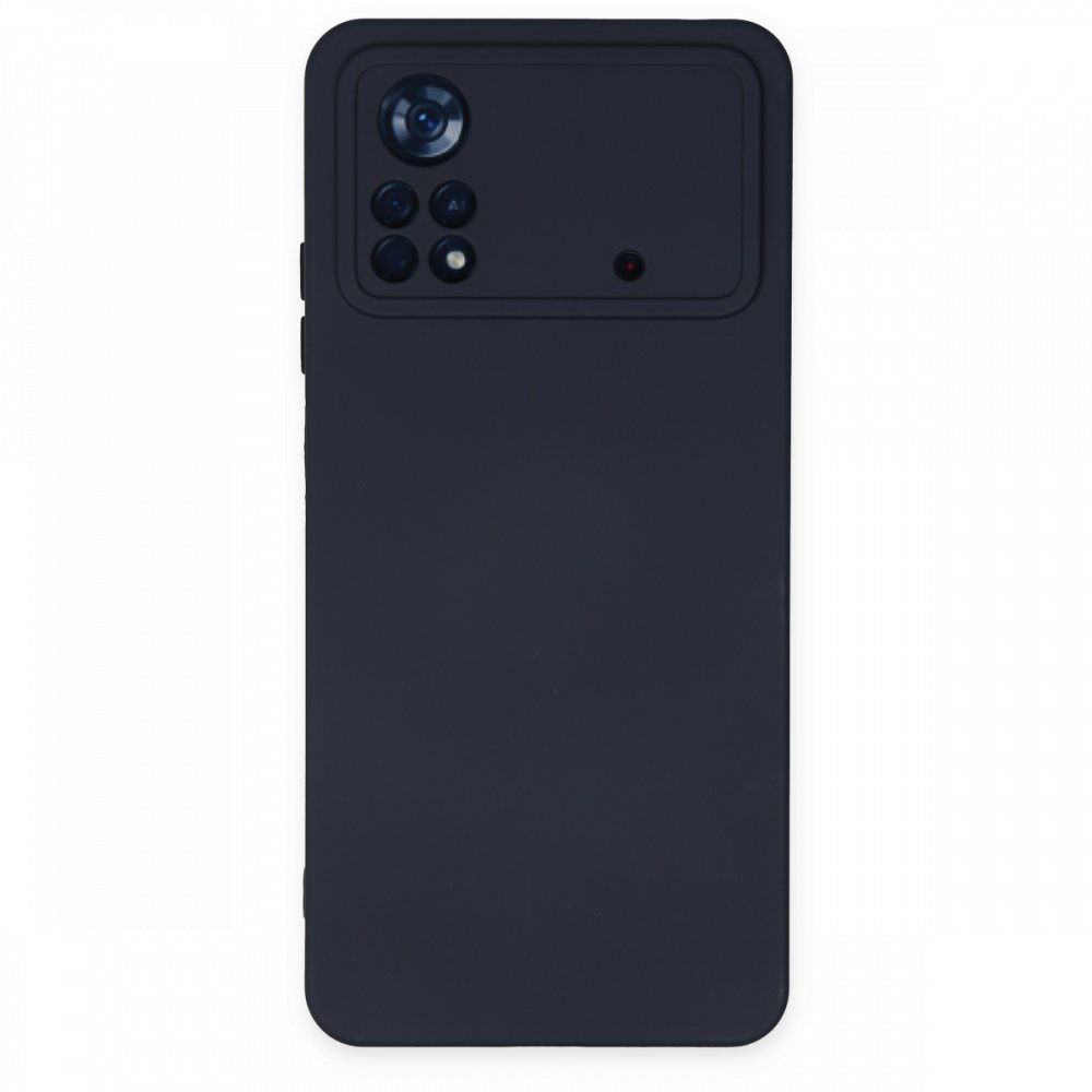  Xiaomi Poco X4 Pro 5G Kılıf Nano içi Kadife Silikon - Lacivert