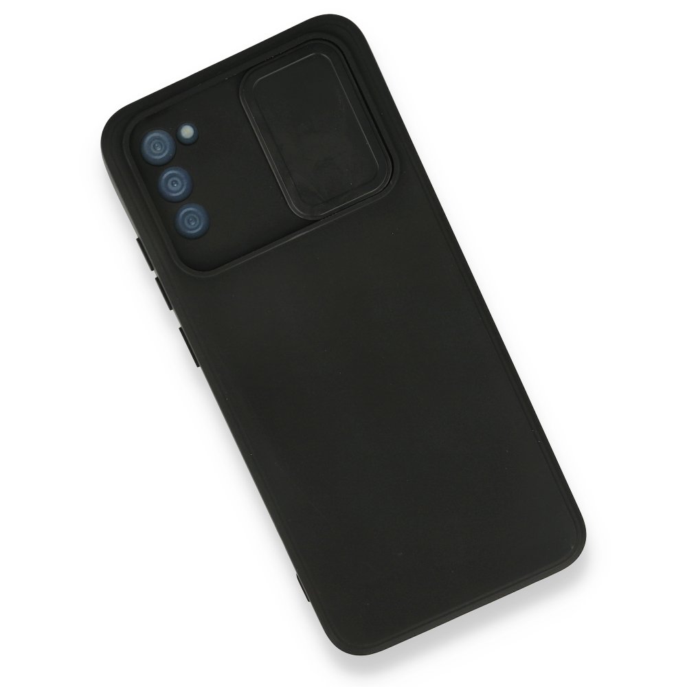  Samsung Galaxy A02S Kılıf Color Lens Silikon - Siyah