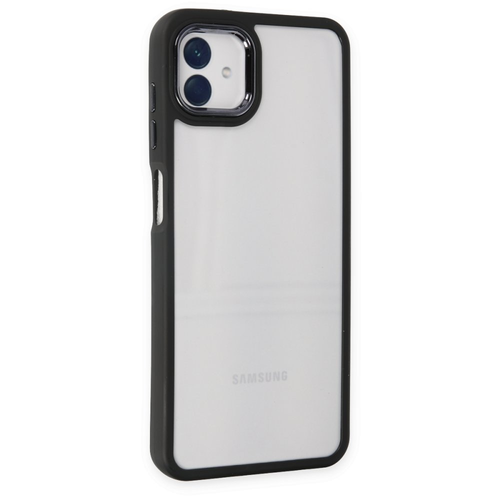  Samsung Galaxy A04 Kılıf Dora Kapak - Siyah