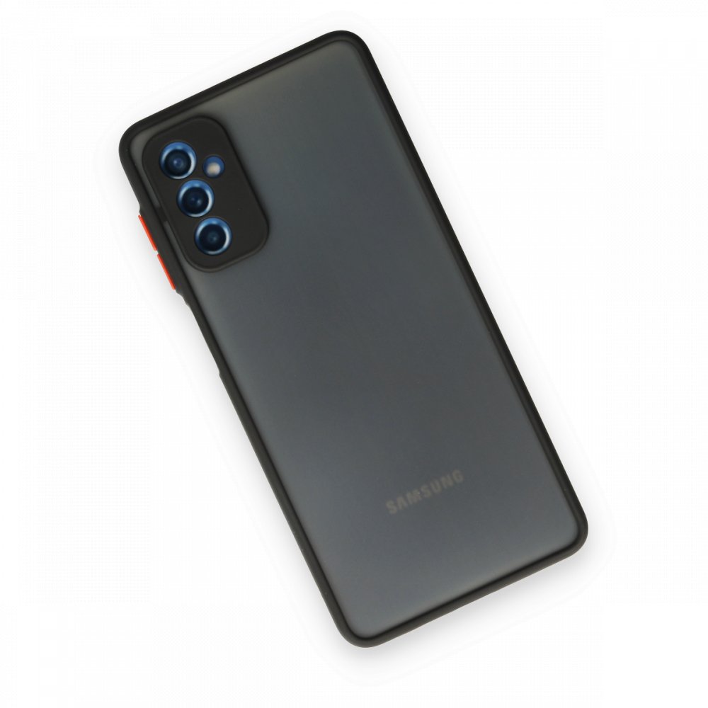  Samsung Galaxy M52 5G Kılıf Montreal Silikon Kapak - Siyah