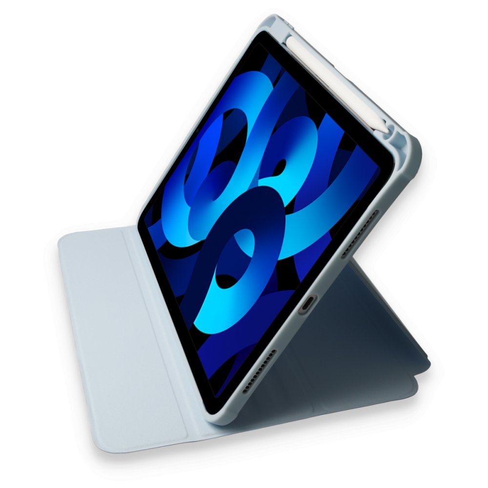  iPad Air 3 10.5 Kılıf Starling 360 Kalemlikli Tablet Kılıf - Mavi