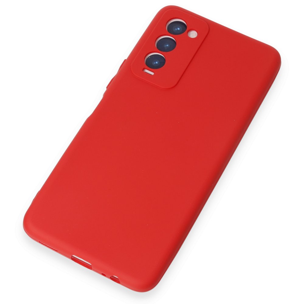 Tecno Camon 18 Kılıf First Silikon - Kırmızı Tecno Camon 18 Kılıf First Silikon - Kırmızı