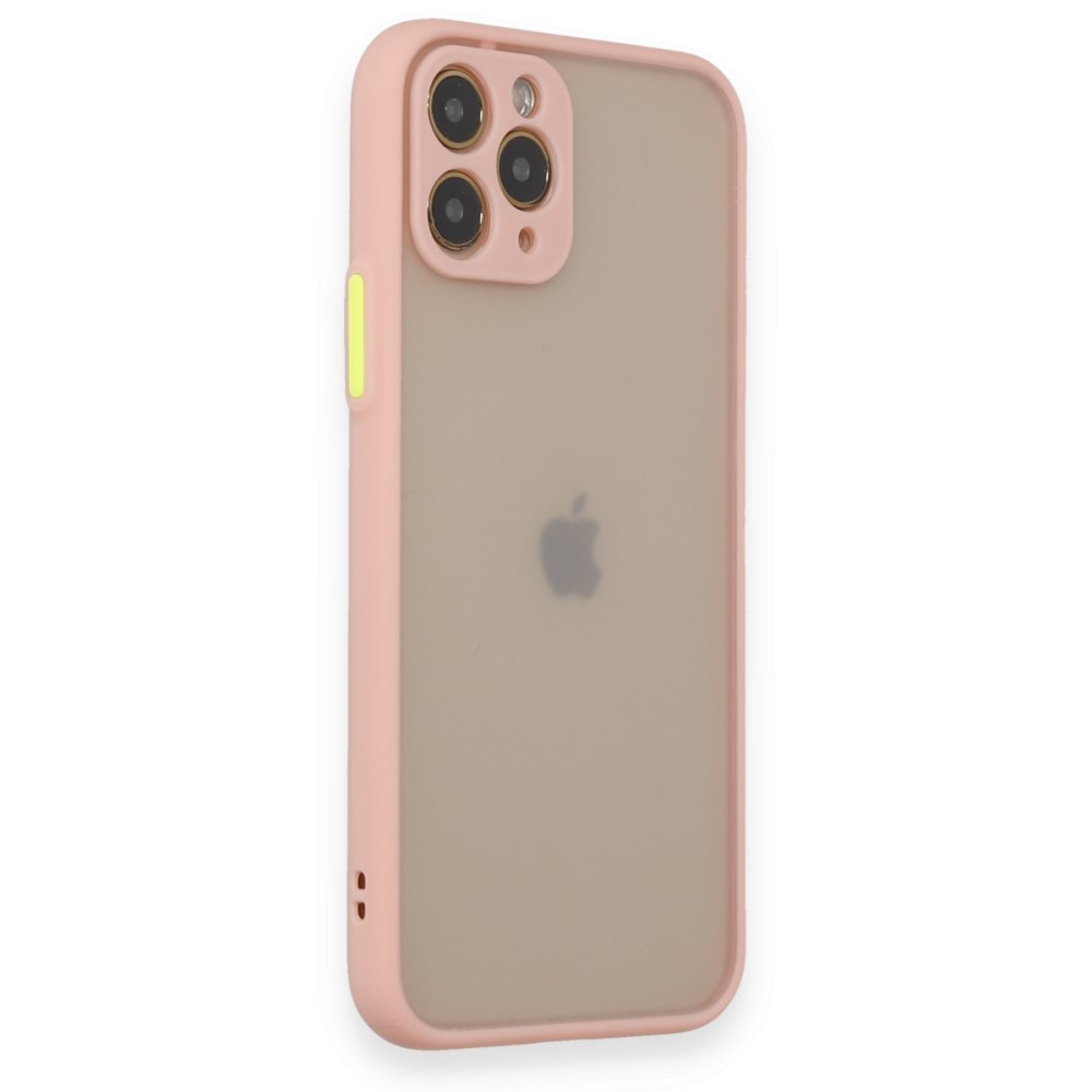 iPhone 11 Pro Kılıf Montreal Silikon Kapak - Pembe iPhone 11 Pro Kılıf Montreal Silikon Kapak - Pembe