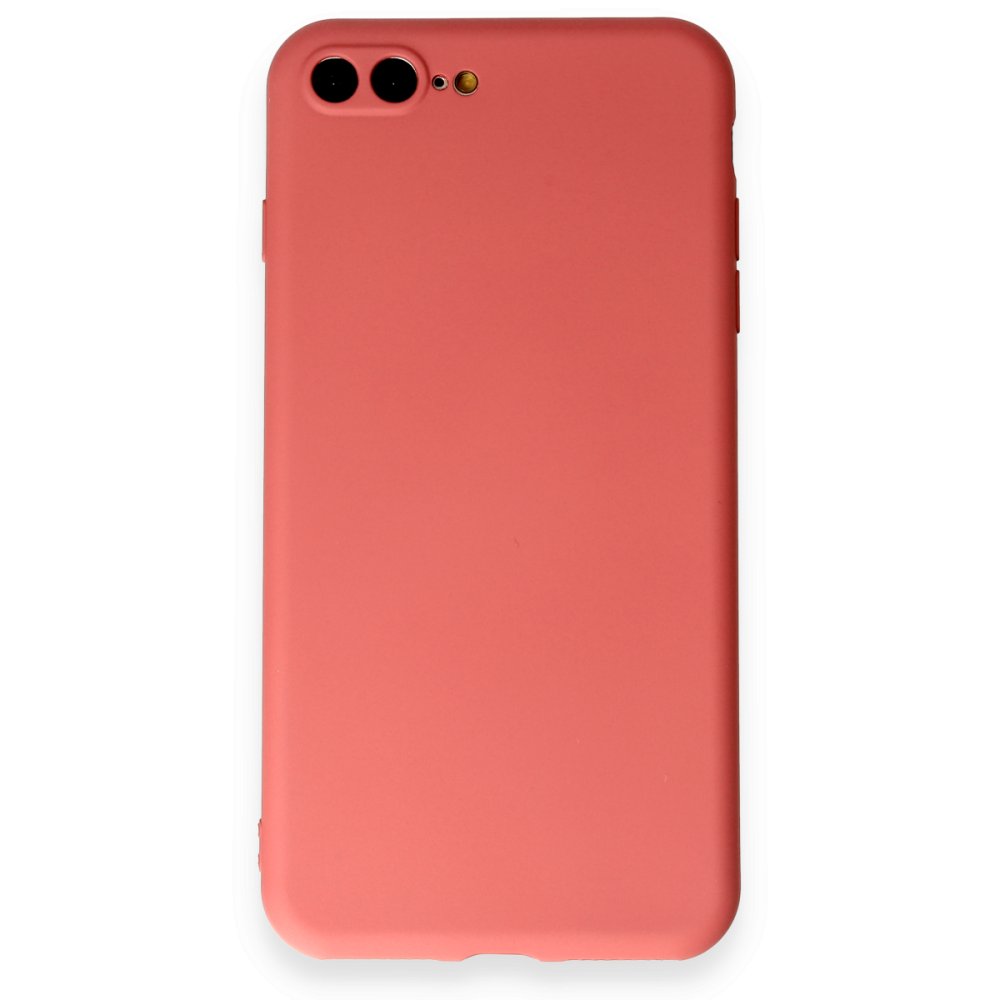  iPhone 8 Plus Kılıf First Silikon - Kiremit