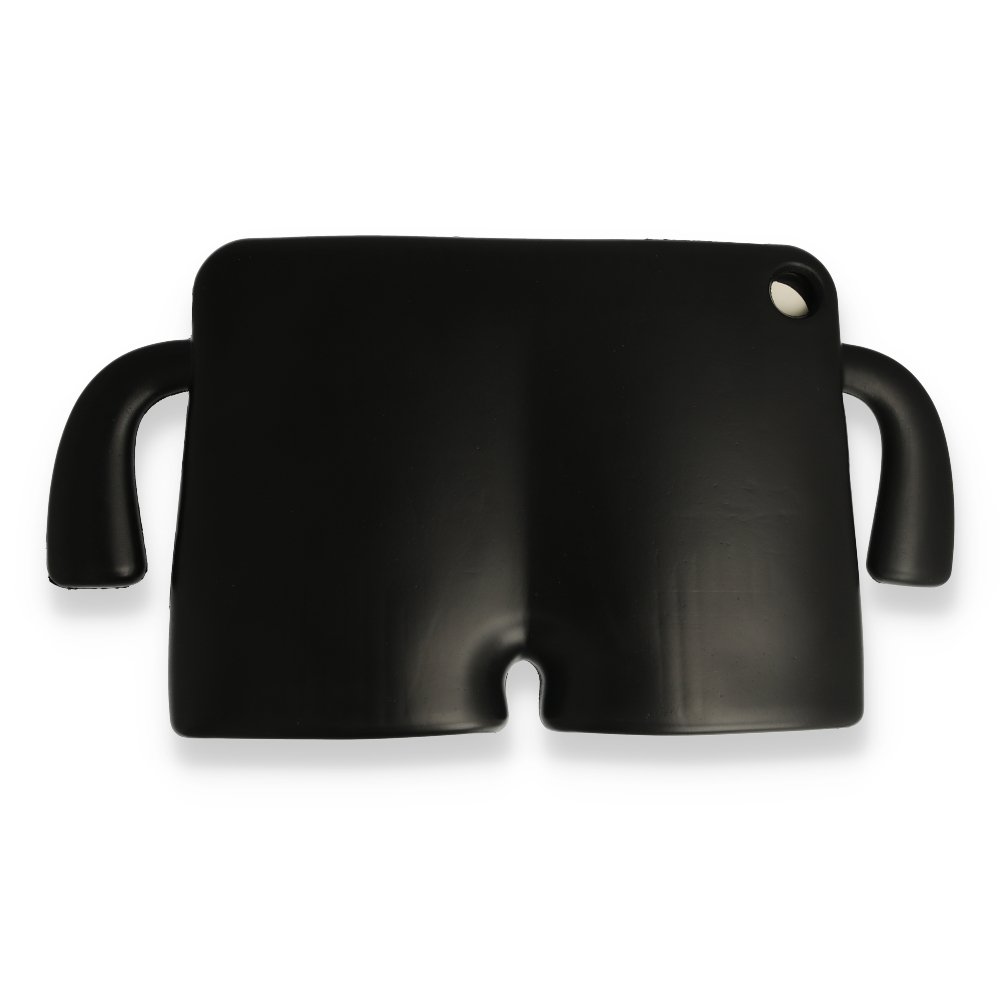  iPad Mini 4 Kılıf Karakter Tablet Silikon - Siyah