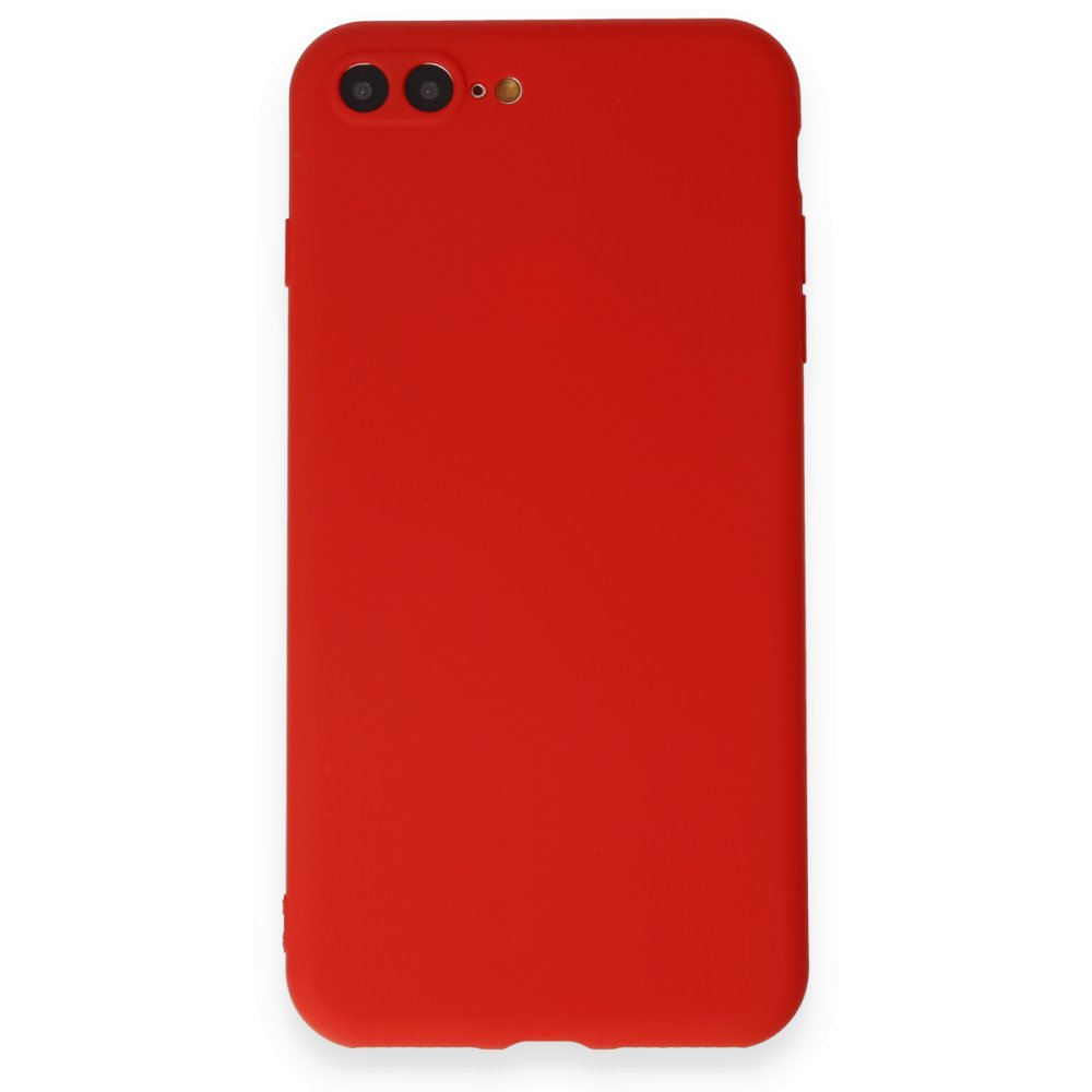  iPhone 8 Plus Kılıf First Silikon - Kırmızı
