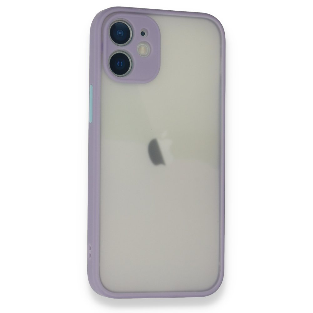  iPhone 11 Pro Max Kılıf Montreal Silikon Kapak - Mor