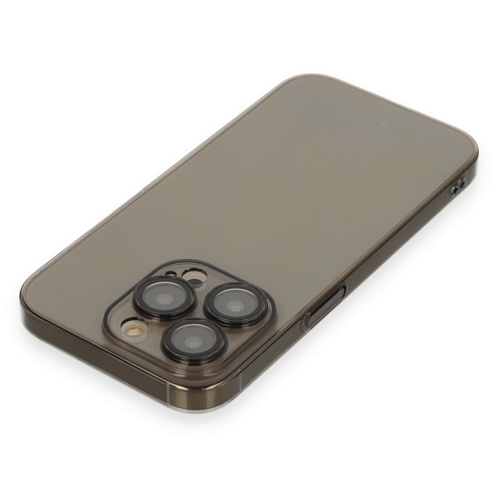 iPhone 13 Pro Kılıf Armada Lensli Kapak - Siyah  iPhone 13 Pro Kılıf Armada Lensli Kapak - Siyah