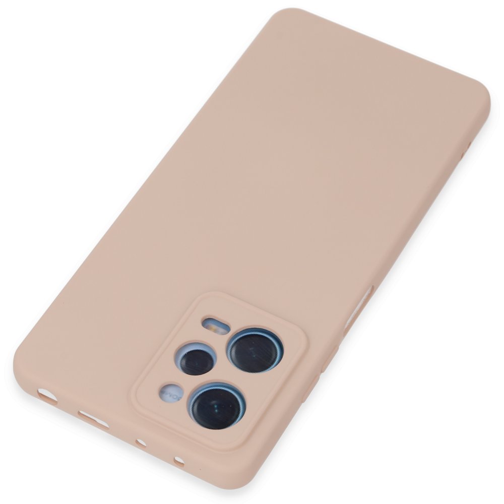 Xiaomi Poco X5 5G Kılıf Nano içi Kadife Silikon - Pudra Xiaomi Poco X5 5G Kılıf Nano içi Kadife Silikon - Pudra