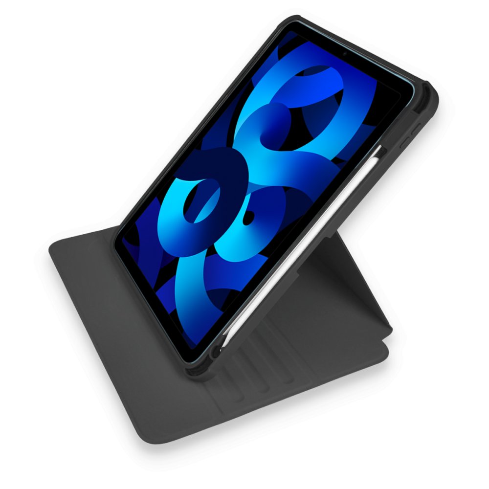  iPad Air 3 10.5 Kılıf Starling 360 Kalemlikli Tablet Kılıf - Siyah