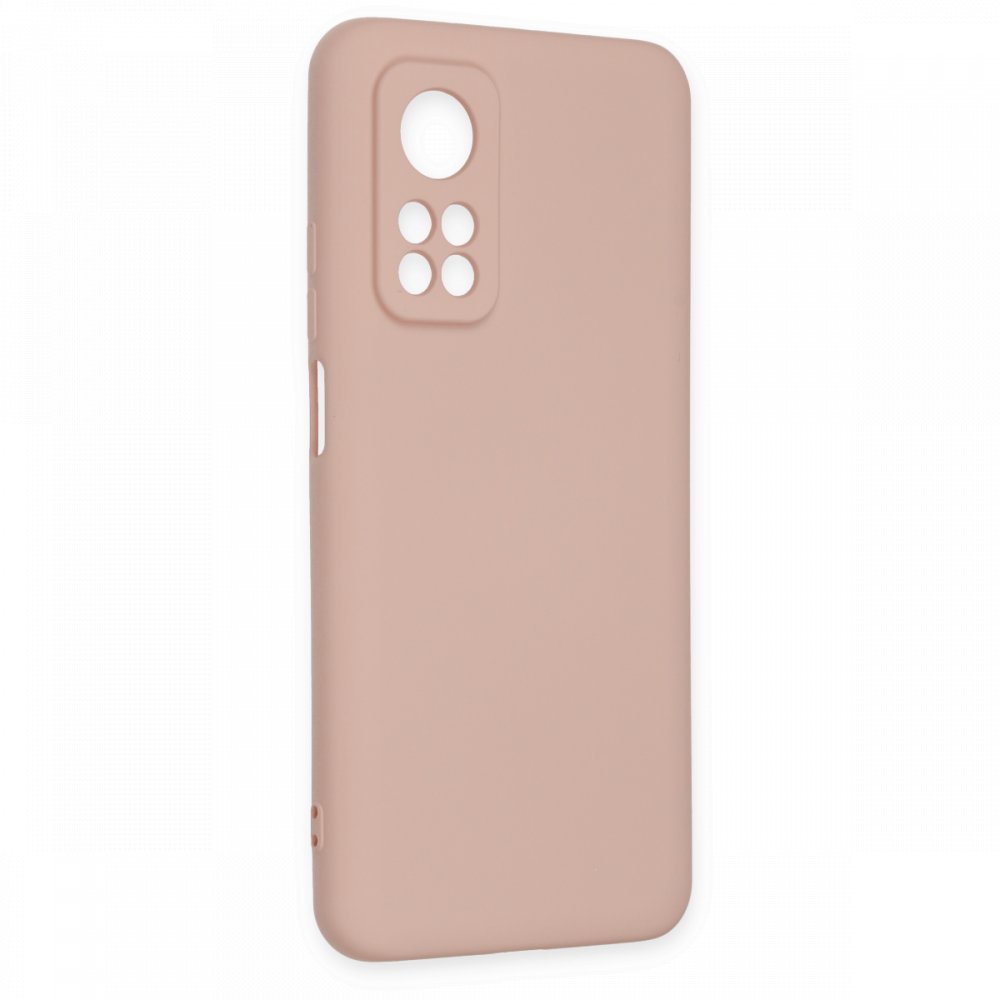  Xiaomi Mi 10T Pro Kılıf Nano içi Kadife Silikon - Pudra