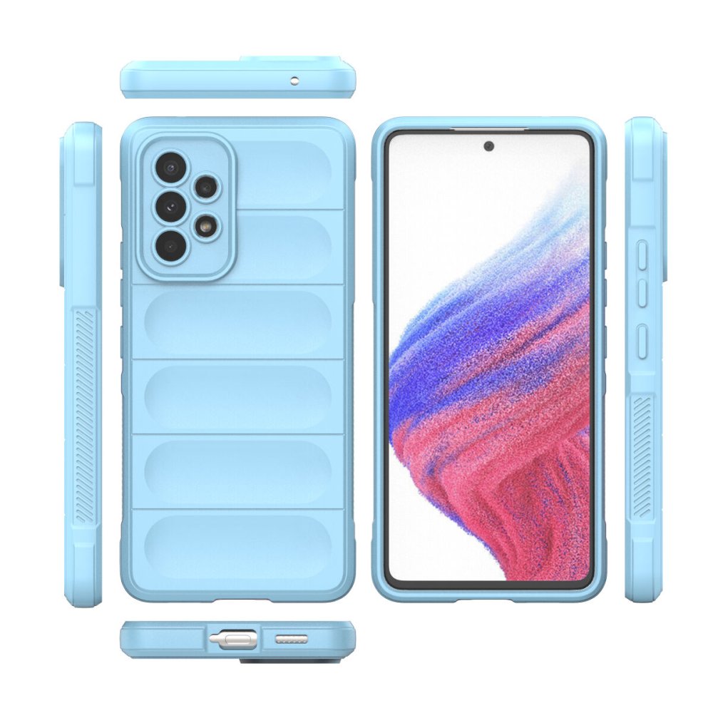  Samsung Galaxy A73 5G Kılıf Optimum Silikon - Sky Blue