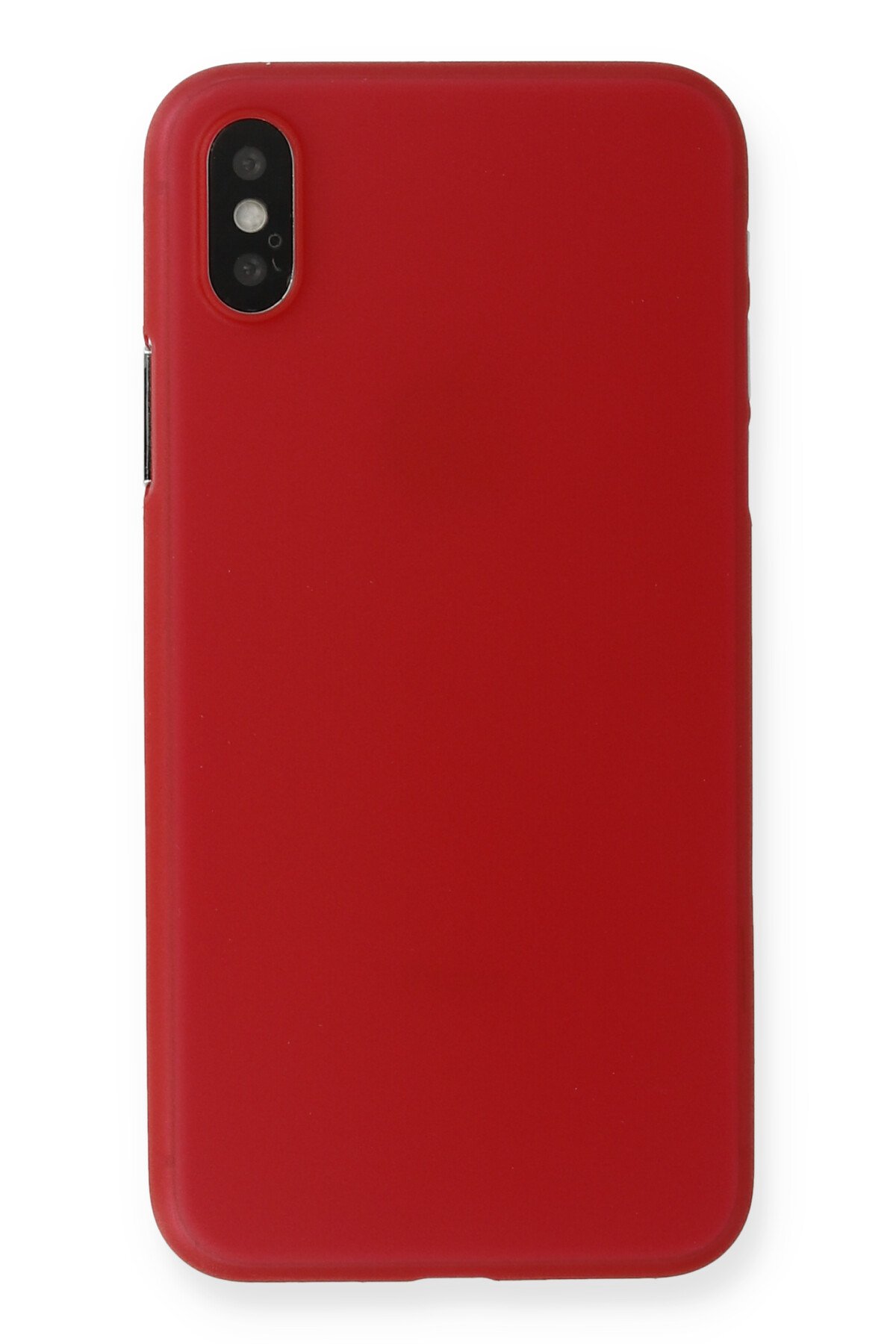 iPhone X Kılıf PP Ultra İnce Kapak - Kırmızı  iPhone X Kılıf PP Ultra İnce Kapak - Kırmızı